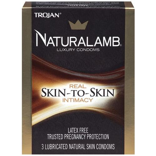 Trojan Naturalamb Luxury Condoms - 3 Pack