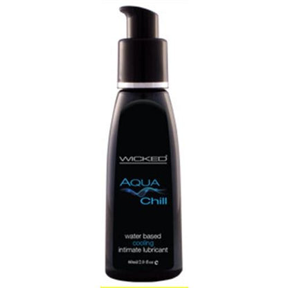 Aqua Chill Water-Based Cooling Sensation Lubricant 2 Oz.