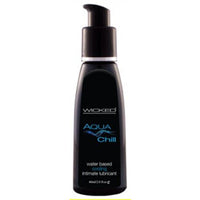 Aqua Chill Water-Based Cooling Sensation Lubricant 2 Oz.